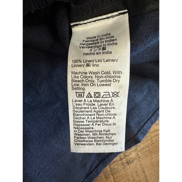 J.Crew Navy Button Down Captain Shirt Dress - Picture 7 of 7